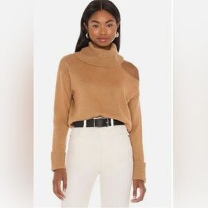 1. State Sweater with shoulder cut-out